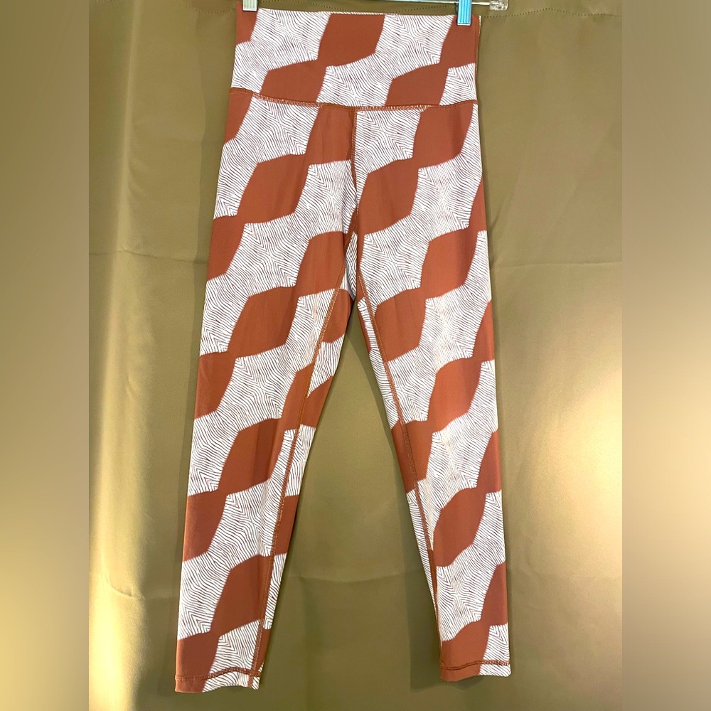 Aerie Geometric Stripe High-Rise Leggings - Womens sz Medium